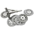 1 Набор 10 шт. Круглые лезвия режущие диски оправка вращающийся отрезной инструмент