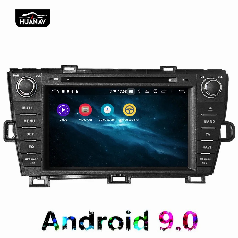DSP Android 9 Car DVD player GPS Navigation For Toyota Prius 2009-2013 Right hand driving multimedia Auto Radio stereo 64 | Автомобили и