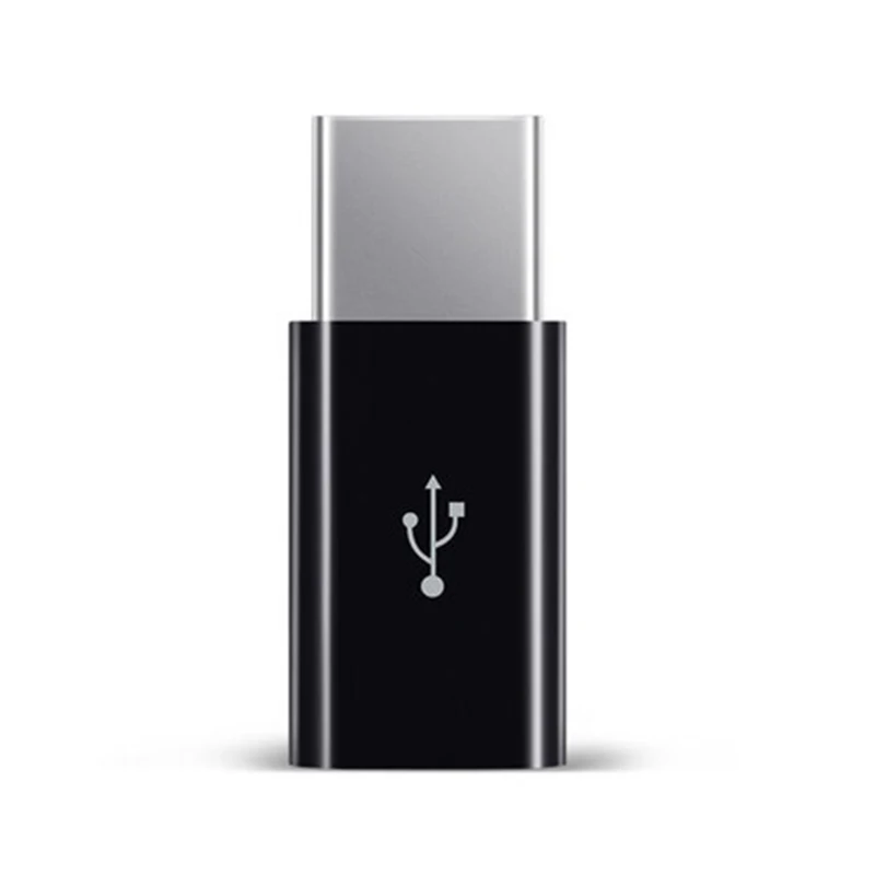 Suntaiho переходник usb type c(3 шт) micro USB адаптер Тип C USB C адаптер конвертер для Xiaomi 4C Lg G5 Nexus 5x Oneplus 5 Тип C адаптер - Цвет: Black