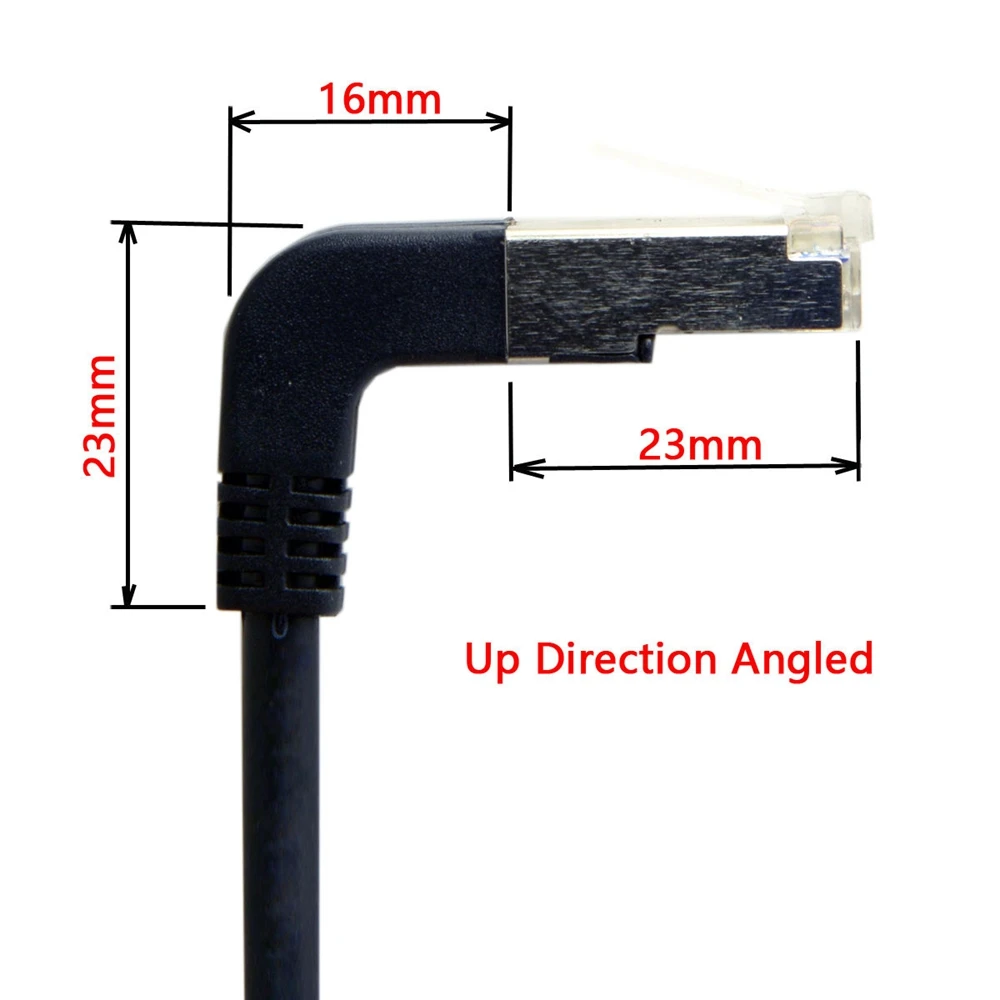 MLLSE вниз и вверх Угловой 90 D 8P8C FTP STP UTP Cat 5e Lan Ethernet патч кабель 50 см CB0525|cable ethernet|cable