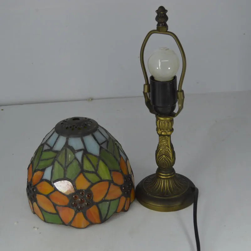 Настольная лампа Tiffany E27 110 240 В|glass bedside lamp|table lampbedside lamp |