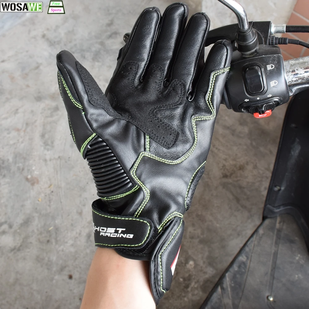 Велосипедные mtb перчатки из натуральной кожи мото rbike Велоспорт сенсорный экран водонепроницаемые перчатки Горные езда Защитные перчатки Экипировка