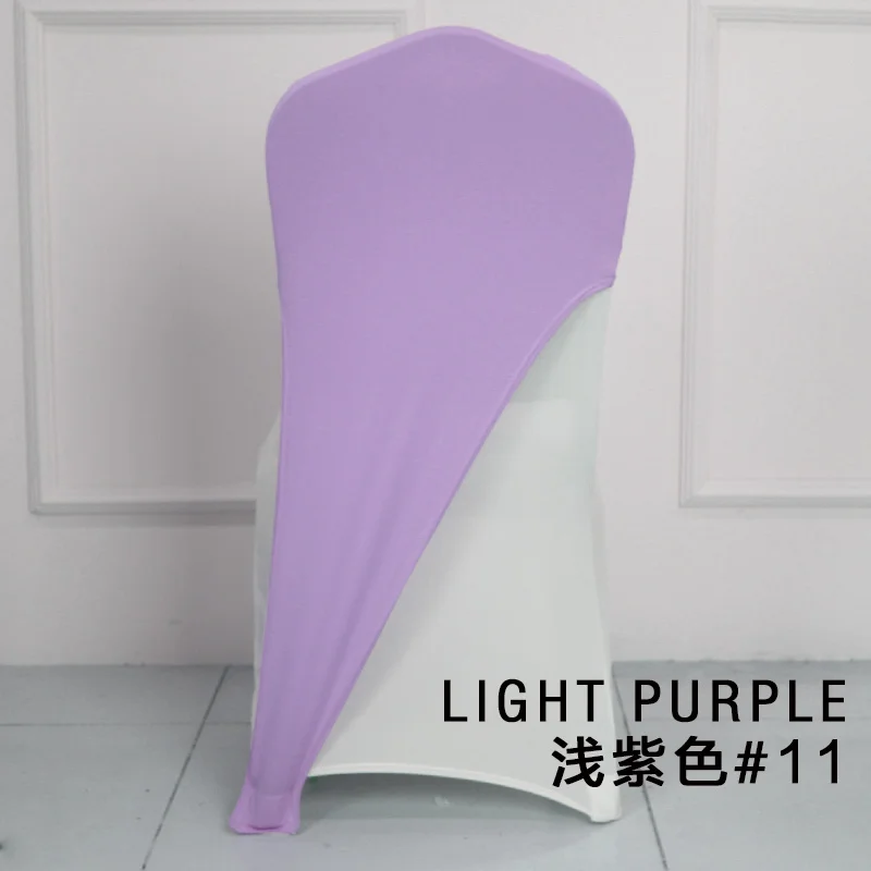 Универсальные белые эластичные чехлы на стулья из полиэстера и спандекса для