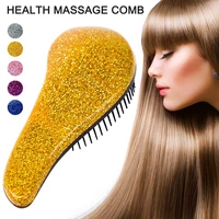 hot beautiful anti static straight hair massage comb magic styling salon health care comb brush hair cleaning comb hy99 jy28
