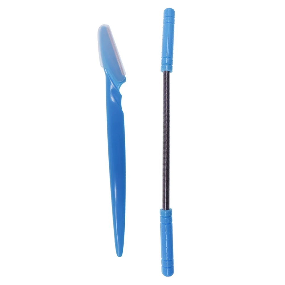 Facial Hair Remover Kit Effective Epilator Mini Safe Eyebrow Razor/Trimmer Handheld Makeup Knife Quick Face Care Random Color | Красота и