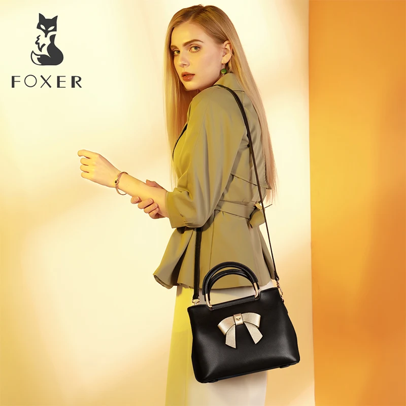 FOXER брендовая Новая модная женская зимняя темпераментная сумка на плечо