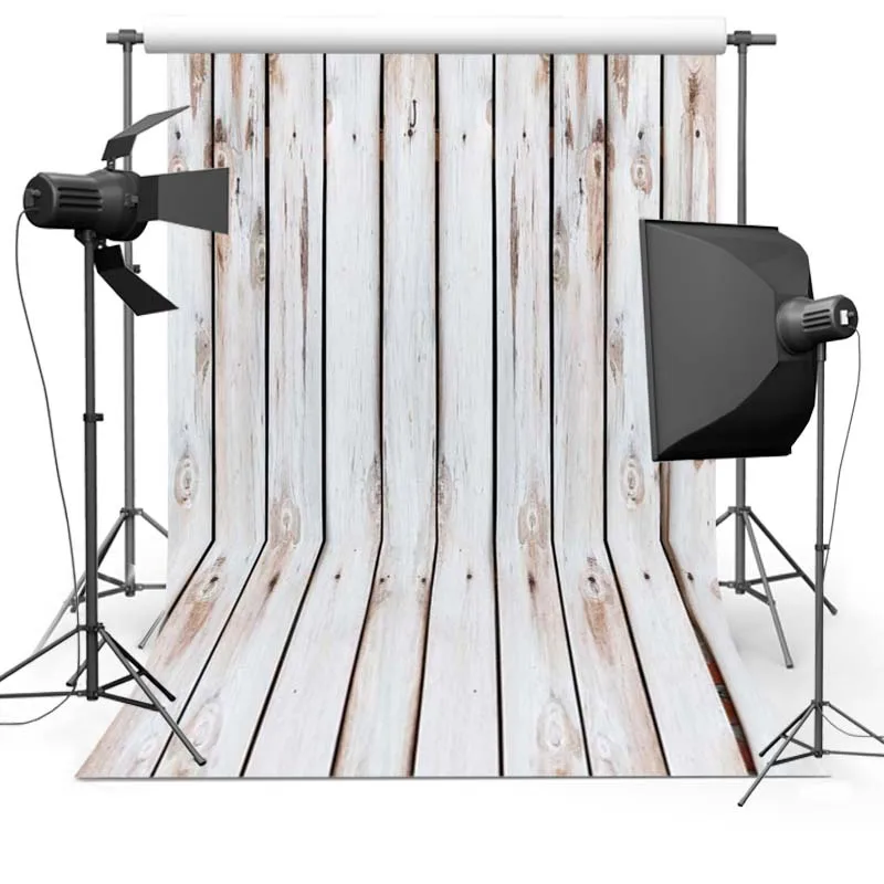 Фотофон из винила размером 5X7 футов с фоном из деревянного пола, напечатанный на компьютере. Детский фон для студии "Пол-665".