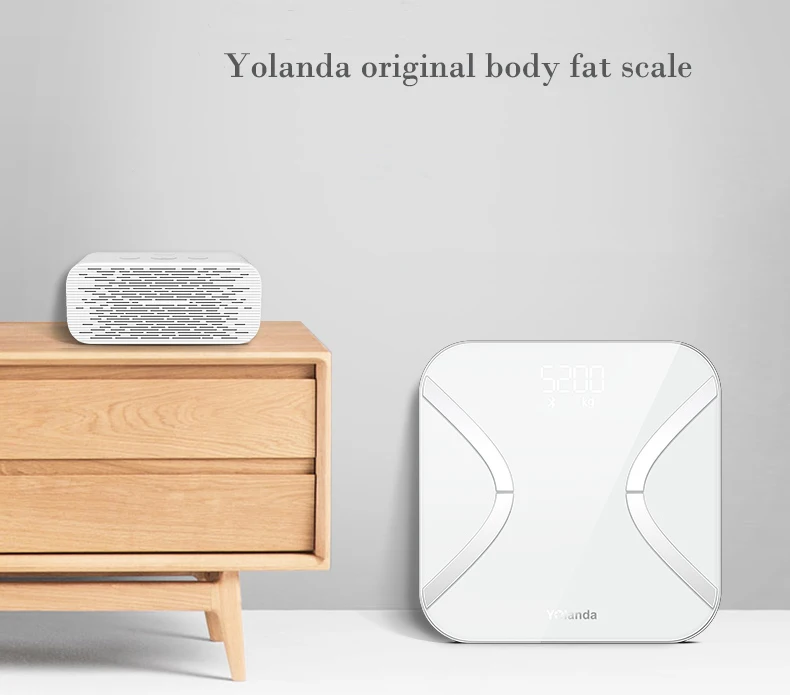 Оригинальные электронные весы для ванной умные Mi измерения массы тела и жира