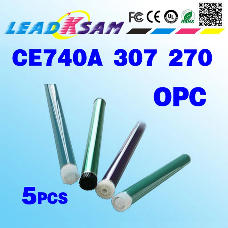 5x CE740A OPC совместимый барабан для hp704a 5225 5220 5525 740A 307 270 M775 770 | Компьютеры и офис