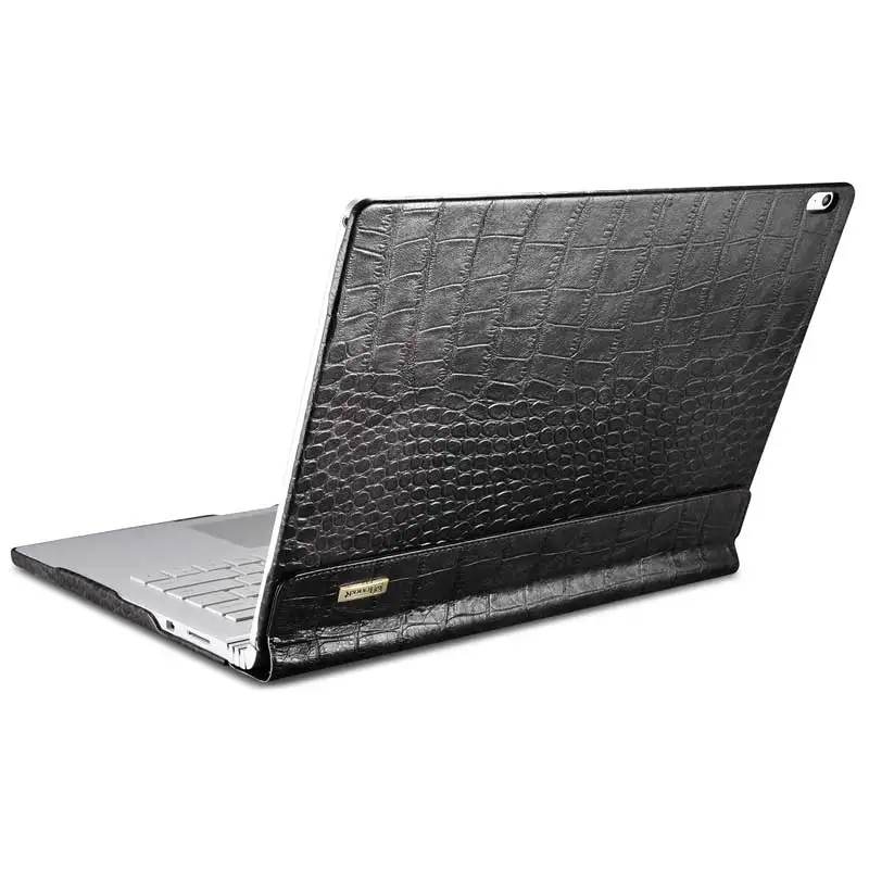 Чехол из крокодиловой воловьей кожи для Microsoft Surface Book Flip деловой умный чехол