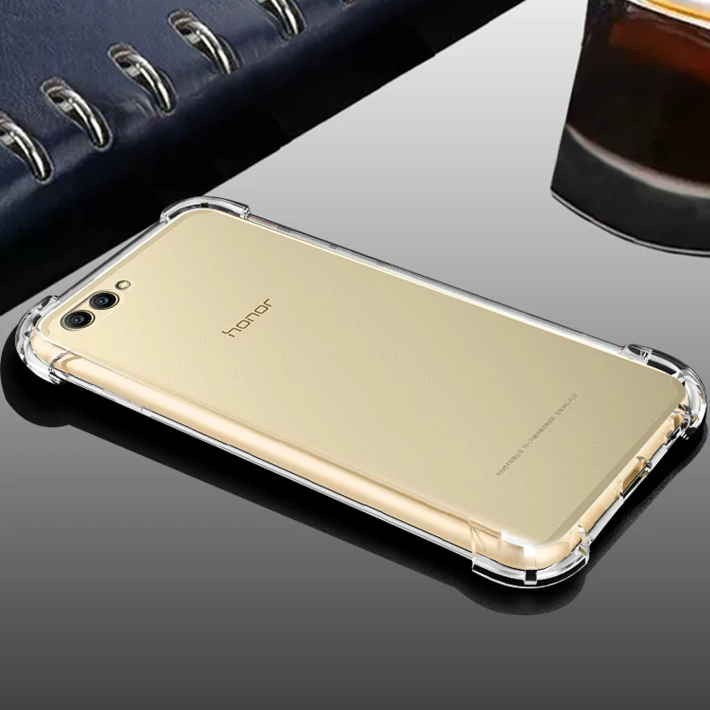 YUETUO ударопрочный прозрачный чехол на заднюю панель телефона для huawei honor v10 view 10