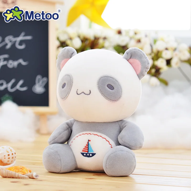 Кукла Metoo, милая плюшевая панда, мягкие детские игрушки для девочек, подарок на день рождения и Рождество - Цвет: 3