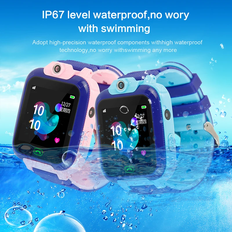IP67 Водонепроницаемый Анти-потери дети Смарт часы LSB удаленный монитор трекер S0S SIM вызов Детские умные спортивные alarmWatchs
