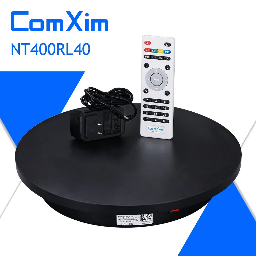 ComXim 40 см Черный Белый Пульт дистанционного управления угловая скорость 360 градусов Обувь Дисплей Стенд ваза качели Поворотный Стол Фотографии