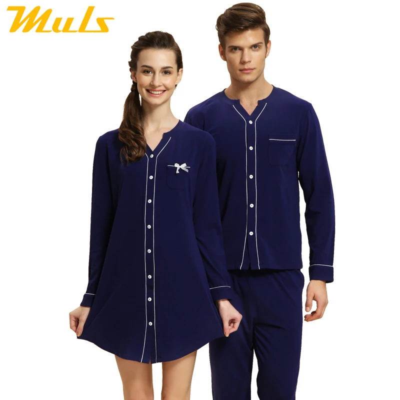 Красота Ночное платье с длинными рукавами рубашка Виктория Розовый V шеи