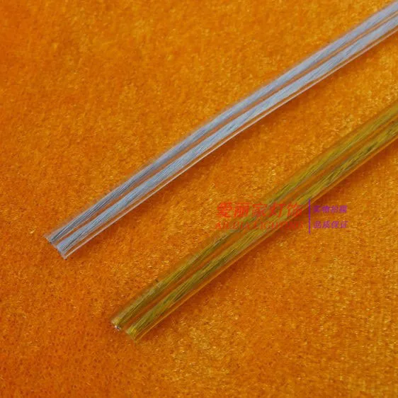 10 м/лот 2*1mm2 прозрачный двойное ядро плоских проволочных поясов для провод люстры