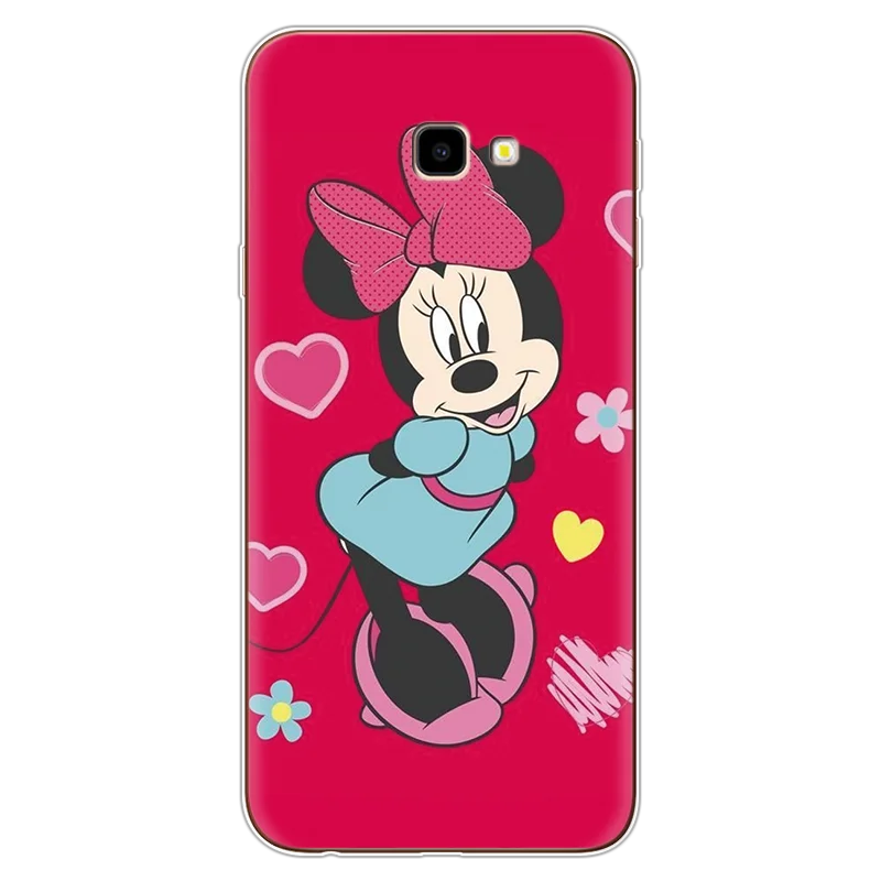 minnie Милый мультяшный Мягкий ТПУ чехол s для samsung Galaxy J4 Plus чехол силиконовый 6," для samsung J4Plus чехол Coque Capa Fundas чехол - Цвет: minnie