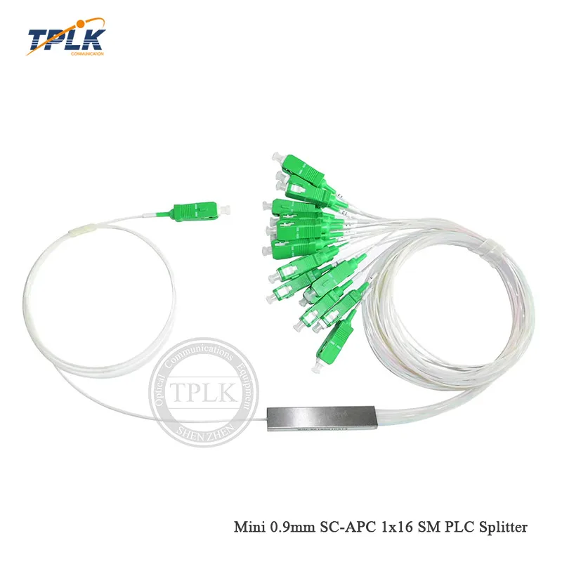 10 шт./лот совершенно новый SC APC Одномодовый Волоконно Оптический FTTH 0 9 мм Мини ПЛК