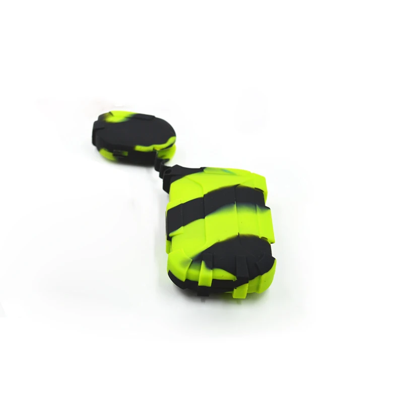 Black green Розничная, 5 цветов, аксессуар для украшения vape, силиконовый чехол для использования с IQOS 2,4 p, карманная зарядка, защита от царапин, защитный чехол - Цвет: Black green