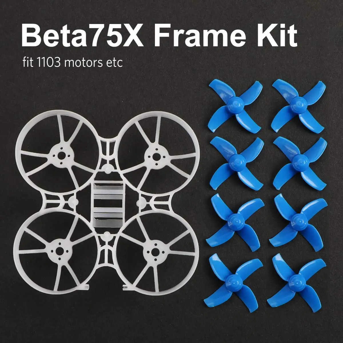 Beta75X 2 S Whoop Рамка комплект с комплектами 40 мм 4 детали лопасти 1 5 вал синий для 75