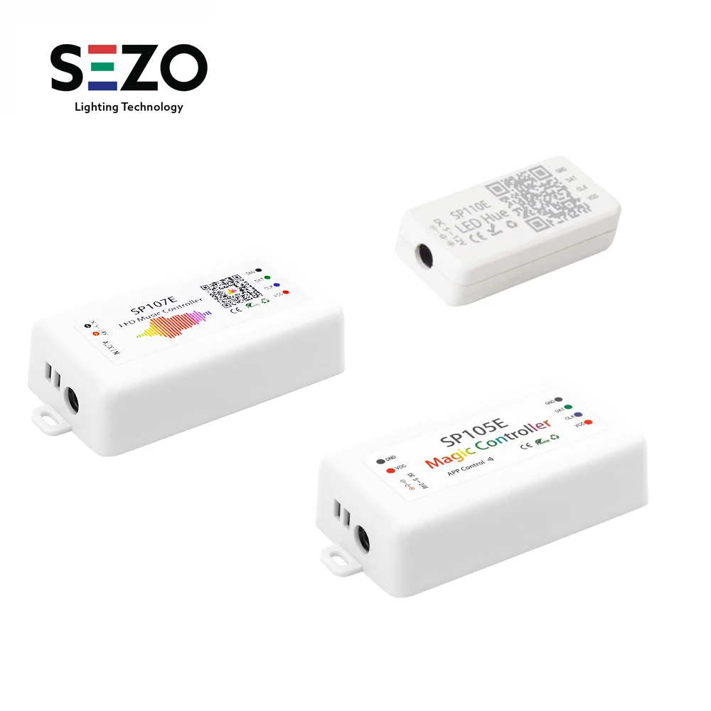 DC5V 24V SP105E SP107E SP110E Bluetooth музыкальный светодиодный контроллер WS2811 WS2812B SK6812 RGB/RGBW APA102