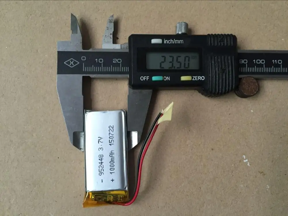 

3.7V polymer lithium battery 952448 1000mah