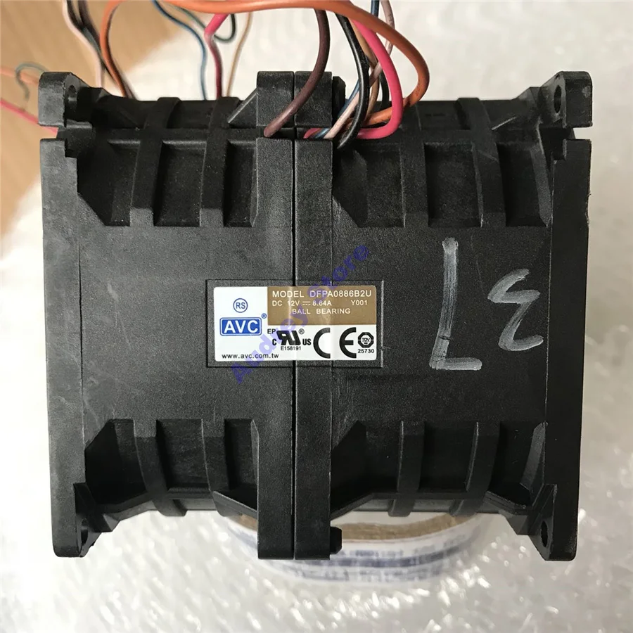 Оригинальный двухмоторный вентилятор AVC 12 В 8 64 А см 8086 Supercharged DFPA0886B2U|Воздуходув| |