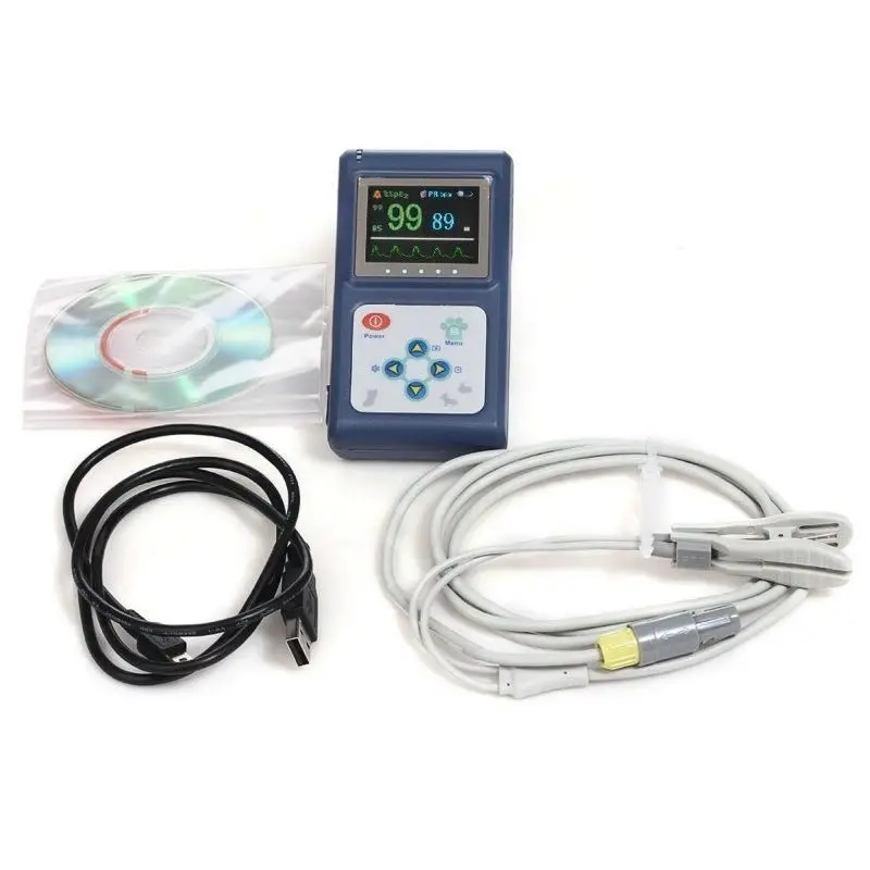 Ветеринарный Пульсоксиметр Contec CMS60D для Amimals Pets Vet с программным обеспечением USB |