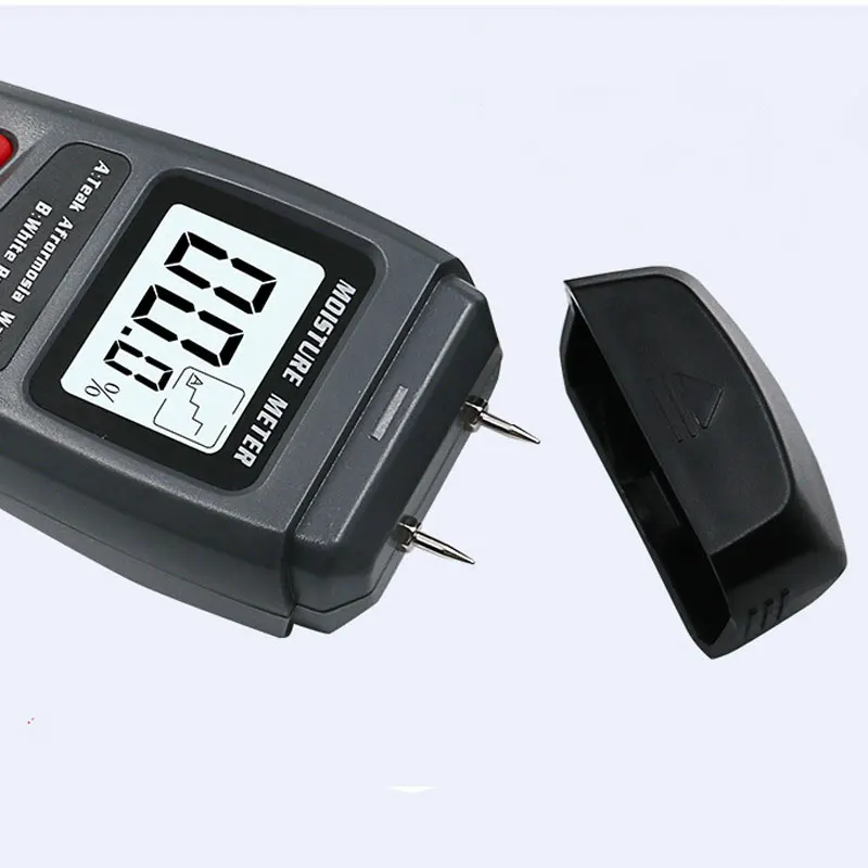 0-99.9% два контакта цифровой измеритель влажности древесины гигрометр детектор