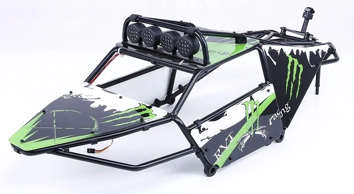 RC KM HPI Rovan bajer 5t sc внедорожный газовый грузовик с металлической клеткой комплект