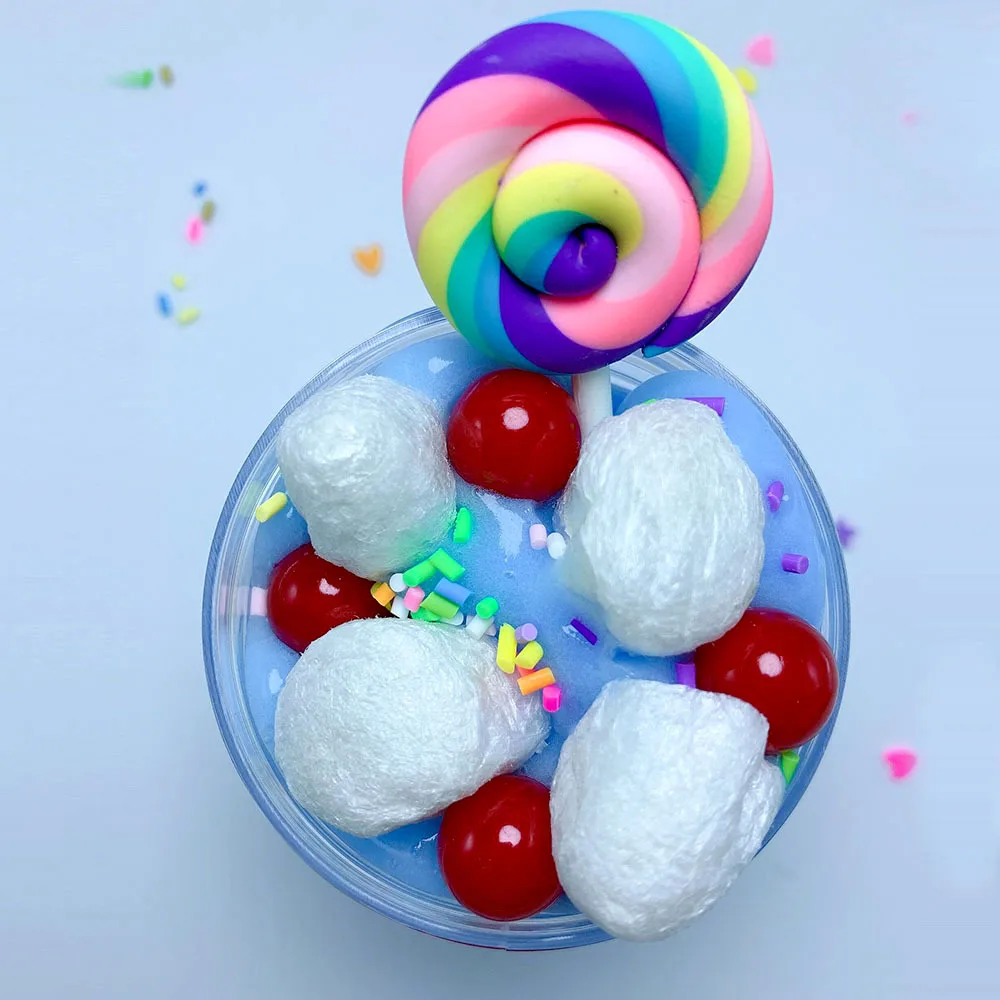 120 мл Новые DIY мягкие леденцы слизи игрушки для детей резиновые Лизун слизи антистрессовые игрушки динамический песок для сжимаемых игрушек ручная шпатлевка - Цвет: 120ml