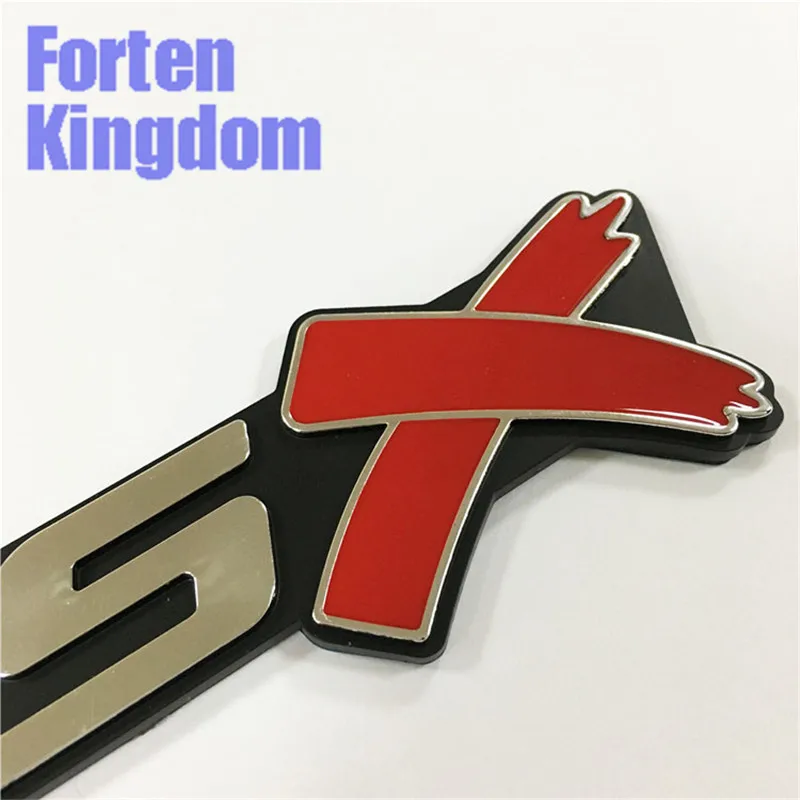 Forten Kingdom 2 шт. футболки с забавными изображениями LSX ABS Крыло сбоку эмблема значок наклейки, автоаксессуары таблички логотипа для наклейки