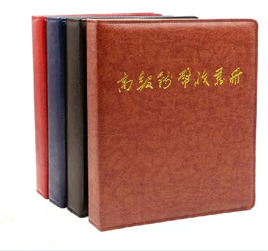 Бесплатная доставка Hi Q украшение для дома кожаный Альбом монет бумажный альбом