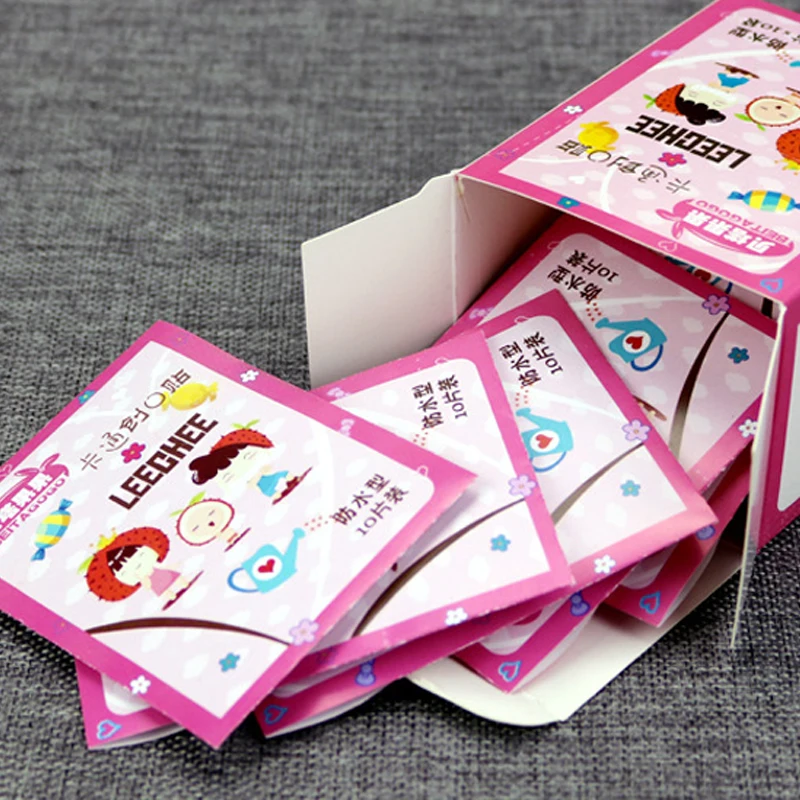 100 шт. Детский водонепроницаемый патч для ран|Пластыри терапевтические| |