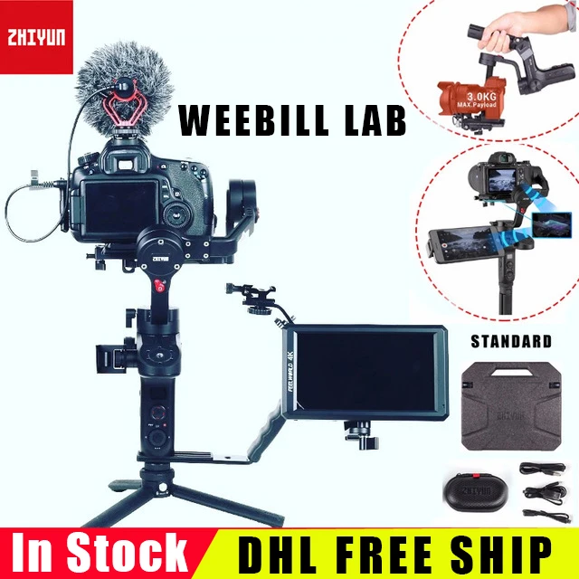 ZHIYUN weebill лаборатории 3-осевой карданный Стабилизатор Для беззеркальных Камера Ручной Стабилизатор разных цветов с шарнирным соединением для смартфона с vs DJI Ronin s sc AK2000 MOZA AIR