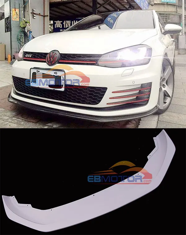 Неокрашенный передний бампер нижний спойлер для Golf 7 GTI MK7 MK 14UP V092F