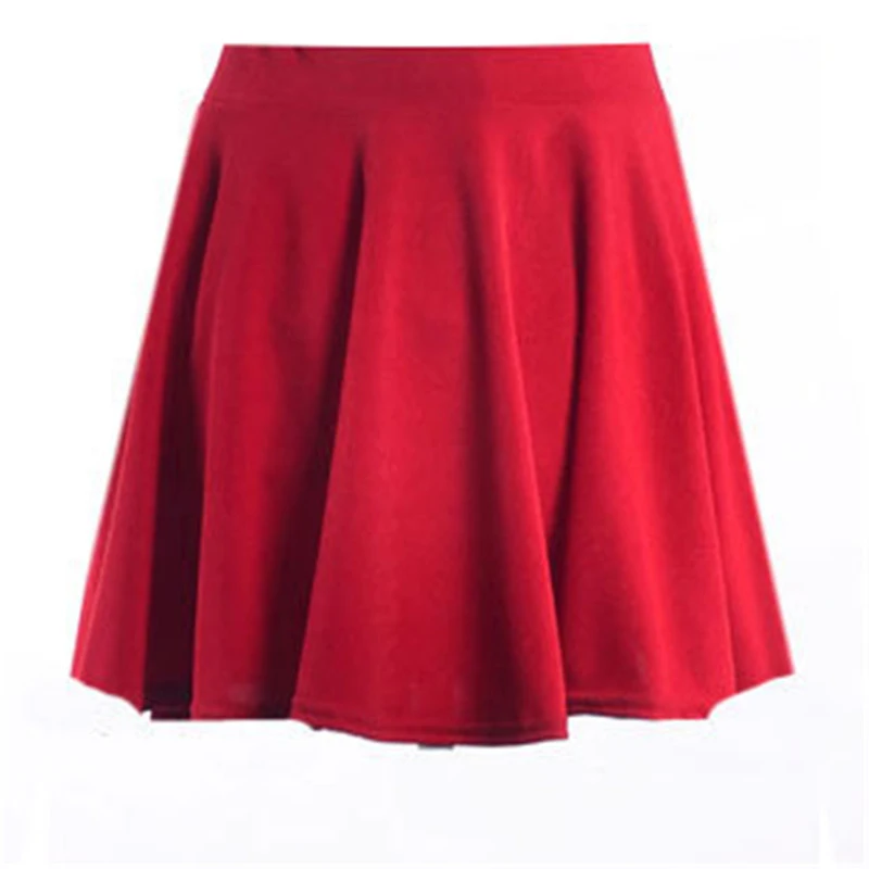 Повседневные Модные женские льняные юбки однотонные высокая талия половина