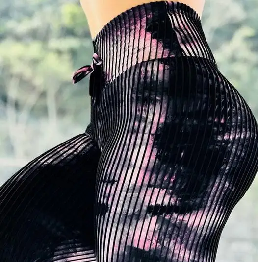 Seamless Leggings Pants 2019 Abstract Line Print Fitness Running Jogging Sexy High Waist Hip Leggins Sport Women | Женская одежда