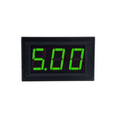 Green Мини цифровой вольтметр постоянного тока 4,5 в до 30 в цифровой вольтметр напряжение Панель метр для 6 в 12 В 24 В электромобиль мотоцикл автомобиль 0,56'' - Цвет: Green