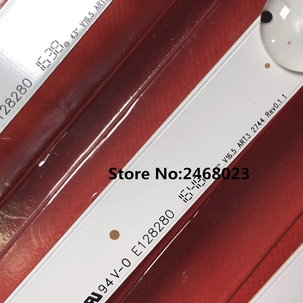 Новинка Светодиодная лента 83 см с 7 светодиосветодиодный для LG 43UK6300PLB 43UJ634V 43LJ61_FHD_L