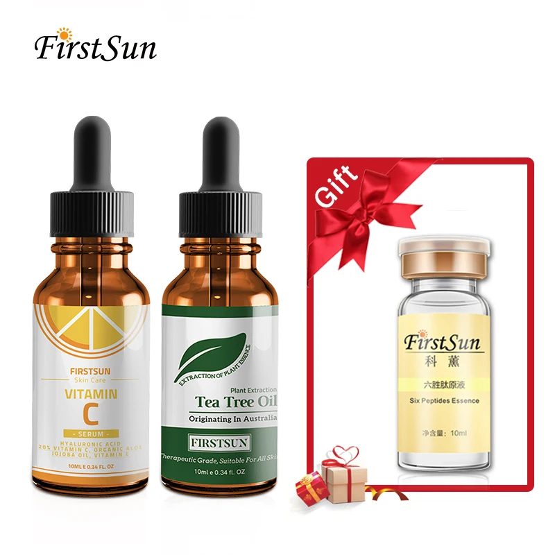 2 шт витамин С эссенция масло происходящее в Австралии чайное дерево сыворотка
