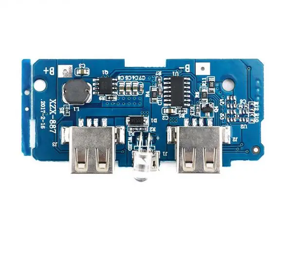 2 шт. Dual Micro USB 3.7 В до 5 2A мобильный Запасные Аккумуляторы для телефонов DIY 18650