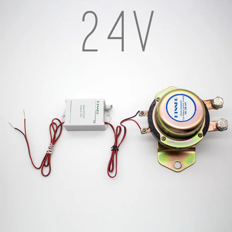 24V Автомобильный аккумулятор переключатель беспроводной пульт дистанционного управления для предотвращения утечки батареи DIYsmart Блокировка управления автомобиля компаньон путешествия Эфирное - Комплект: 24V