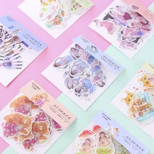 30 шт.упак. Милая Фея Стикеры украшения DIY альбом дневник в стиле Скрапбукинг этикетка Стикеры милые канцелярские принадлежности