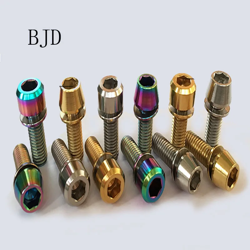 4 шт. M6x16/18/20 титановый Ti Болт винт с внутренней шестигранной головкой шайбой