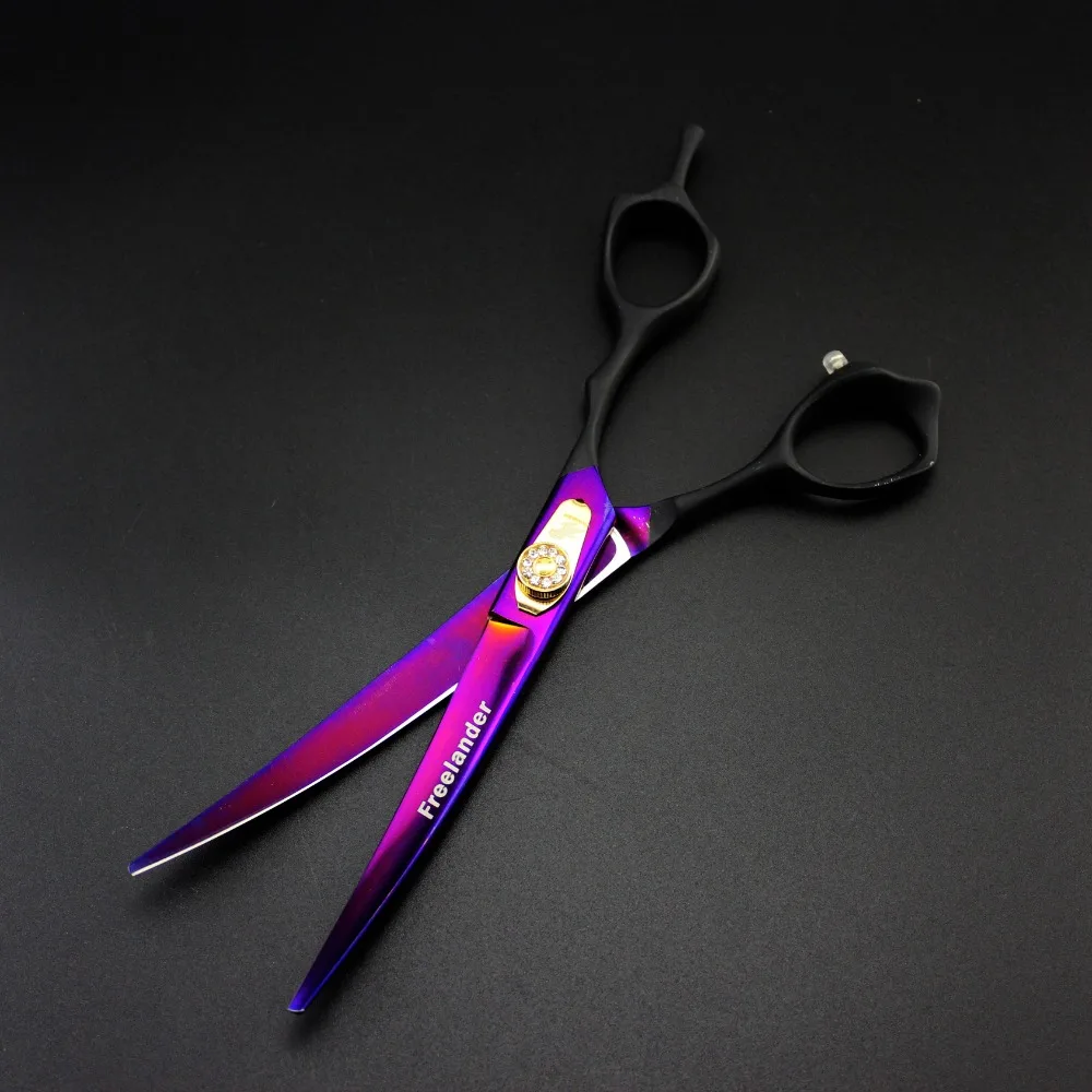 

Freelander 7.0 Inch Professional Pet Shear Dog Grooming Scissors Set - Straight/Thinning/Up-Curved/Down-Curved/Shears Edge