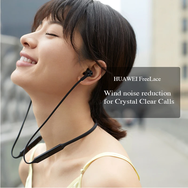 Беспроводные наушники huawei FreeLace Bluetooth спортивные водонепроницаемые вкладыши