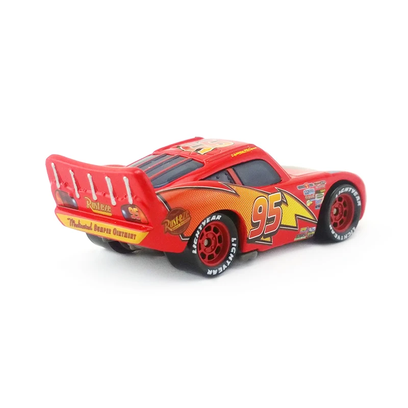 Disney Pixar Cars Angry Lightning McQueen металлическая литая под давлением игрушечная машина 1:55