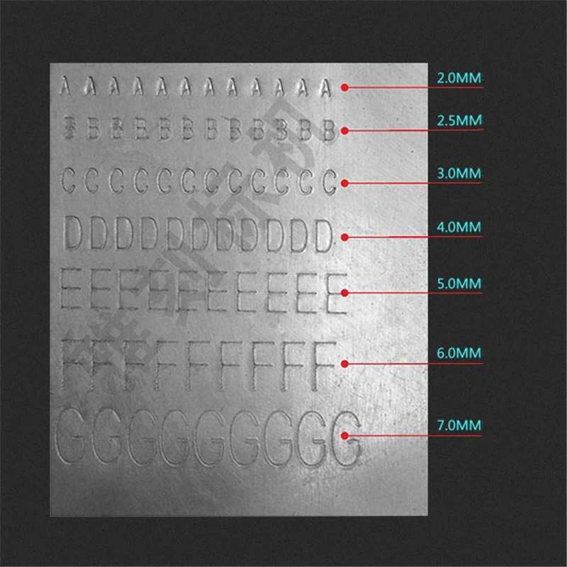 Металлическая ручная стальная тисненная машина из алюминиевого