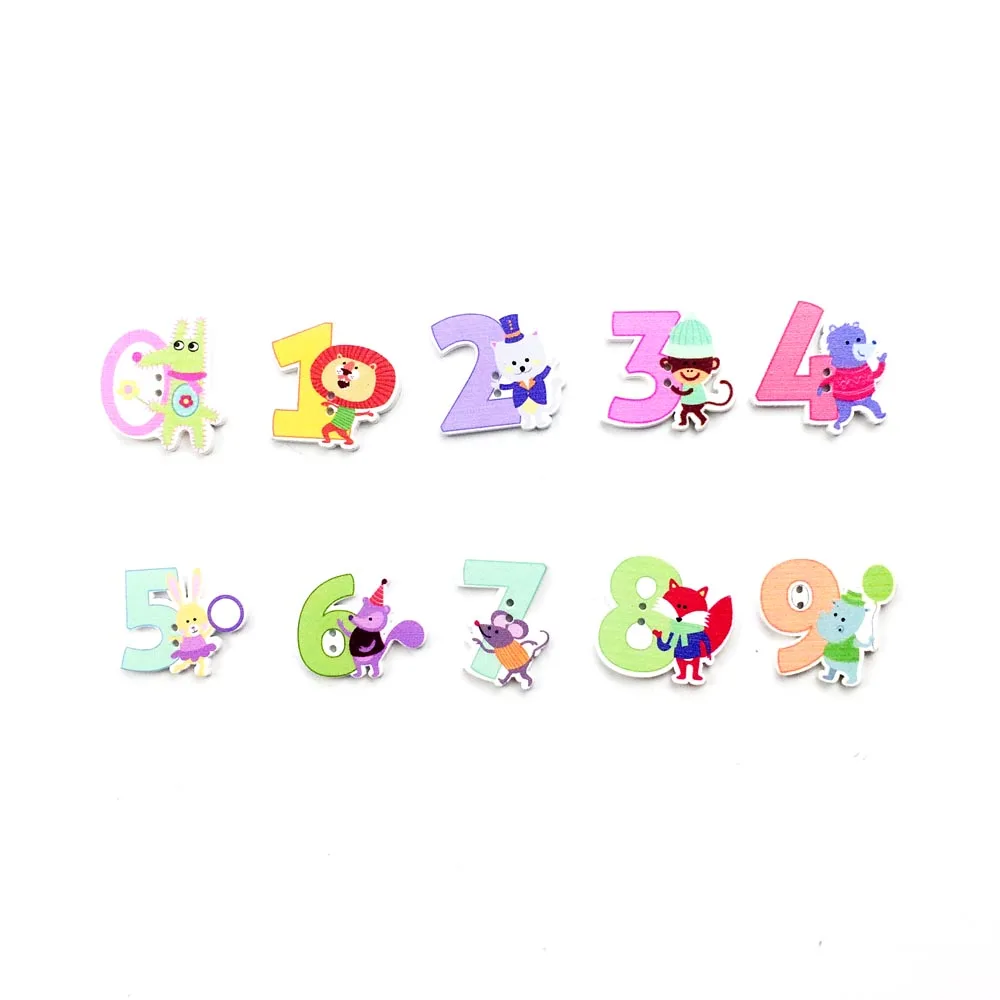 50 шт. деревянные пуговицы в виде букв | Дом и сад